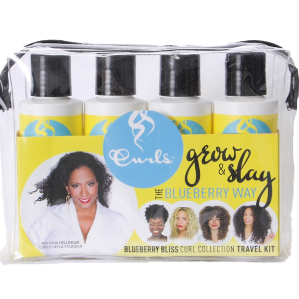 Blueberry Bliss Curl Collection Travel Kit, 4 x 95 ml-0