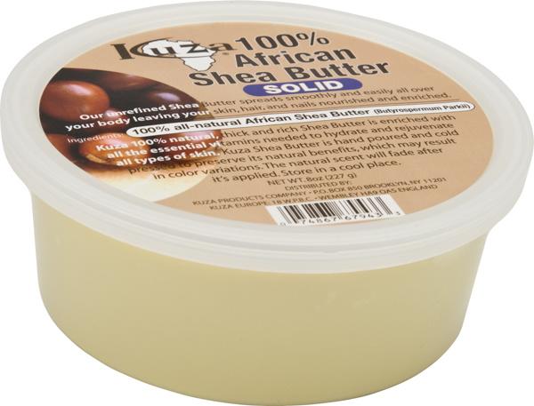 100% African Shea Butter Solid White, 227 g-0
