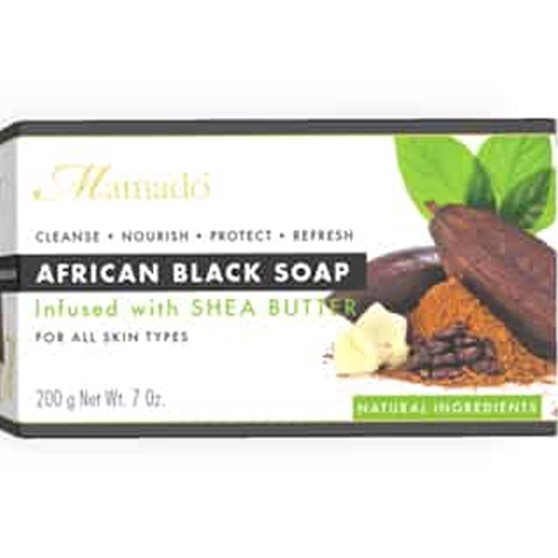 African Black Soap Shea Butter, 200 g-0
