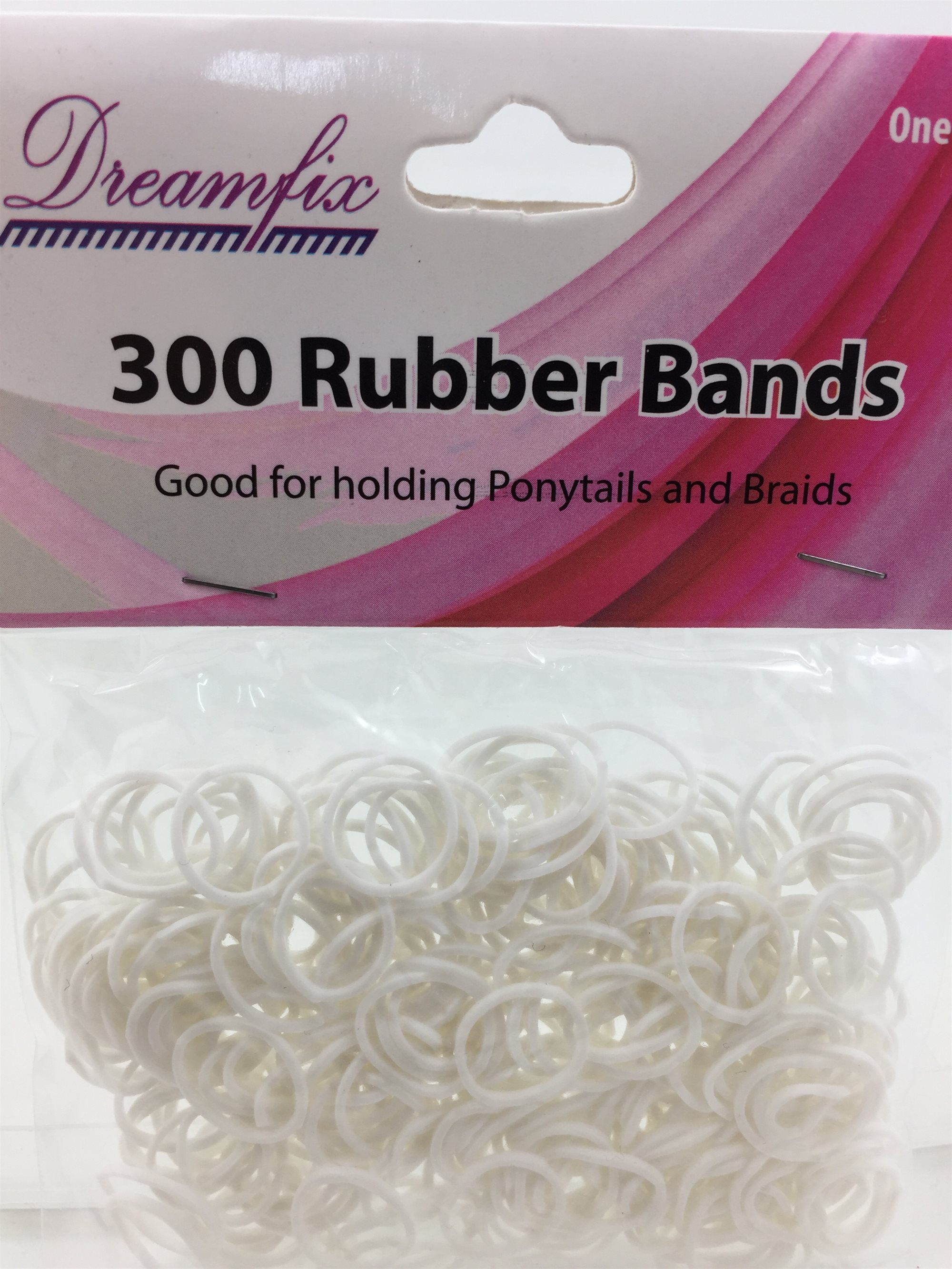 Rubber Bands White 300 pcs-0