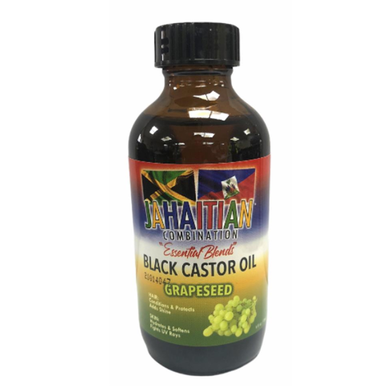 Jahaitian Black Castor Oil Grapeseed, 118ml-0