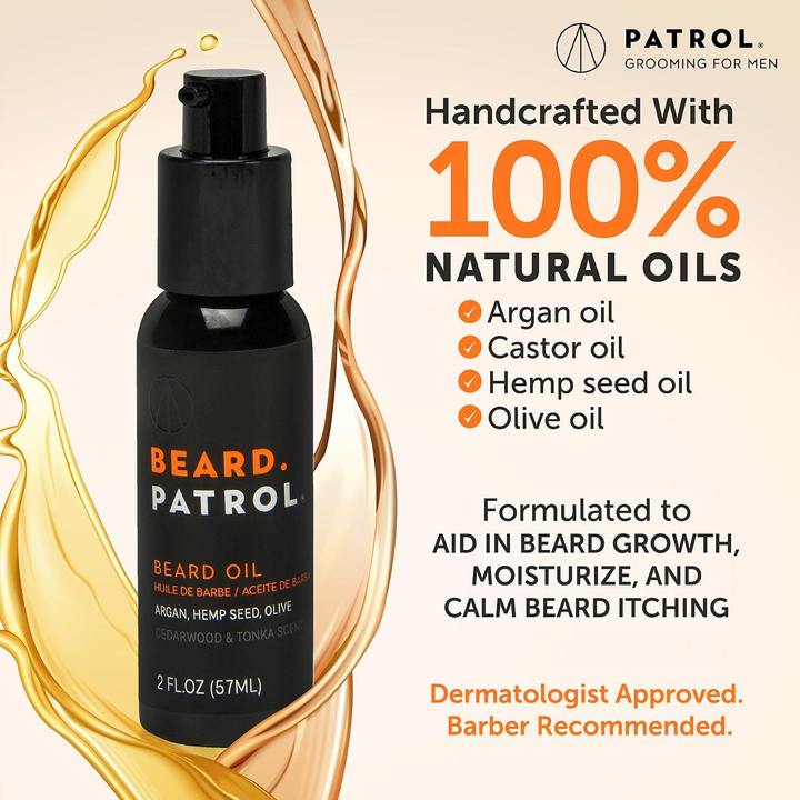 Beard Oil w/ Argan, Hemp Seed, Olive 56ml-38487