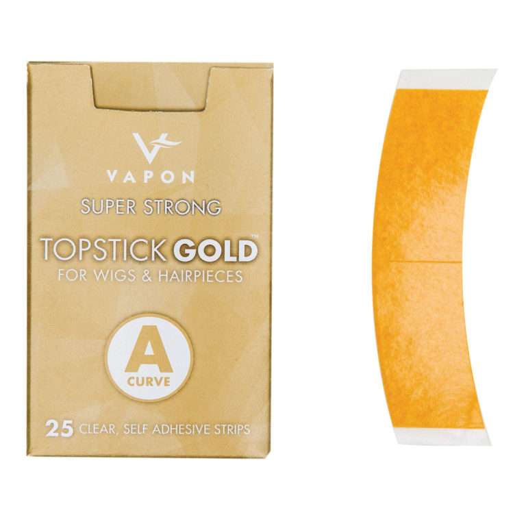 Topstick Gold A-Curve Tape for Wigs & Hairpieces, 25stk-0
