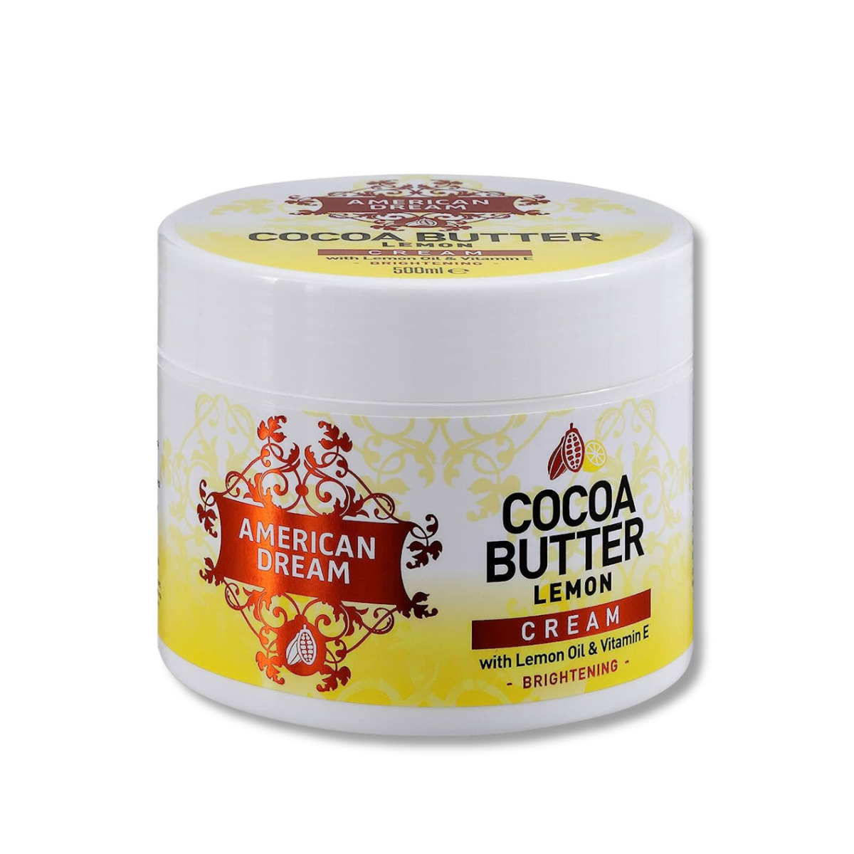 Brightening Cocoa Butter Lemon Cream, 500ml-0
