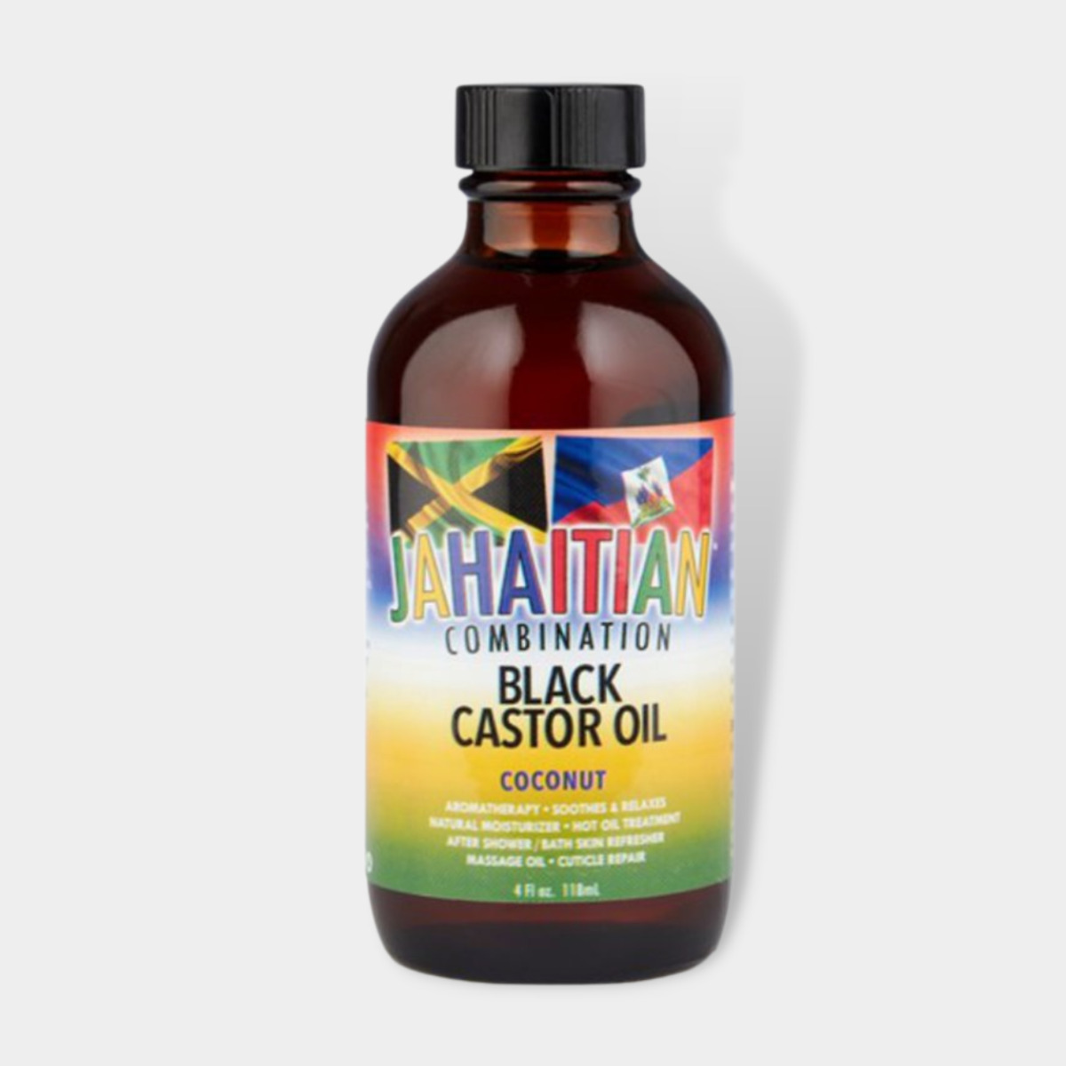 Jahaitian Black Castor Oil Coconut Oil 118ml-0
