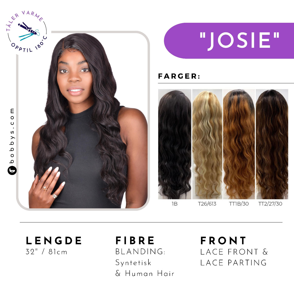 Josie SP Lace Parting Wig Mix Hair-40114