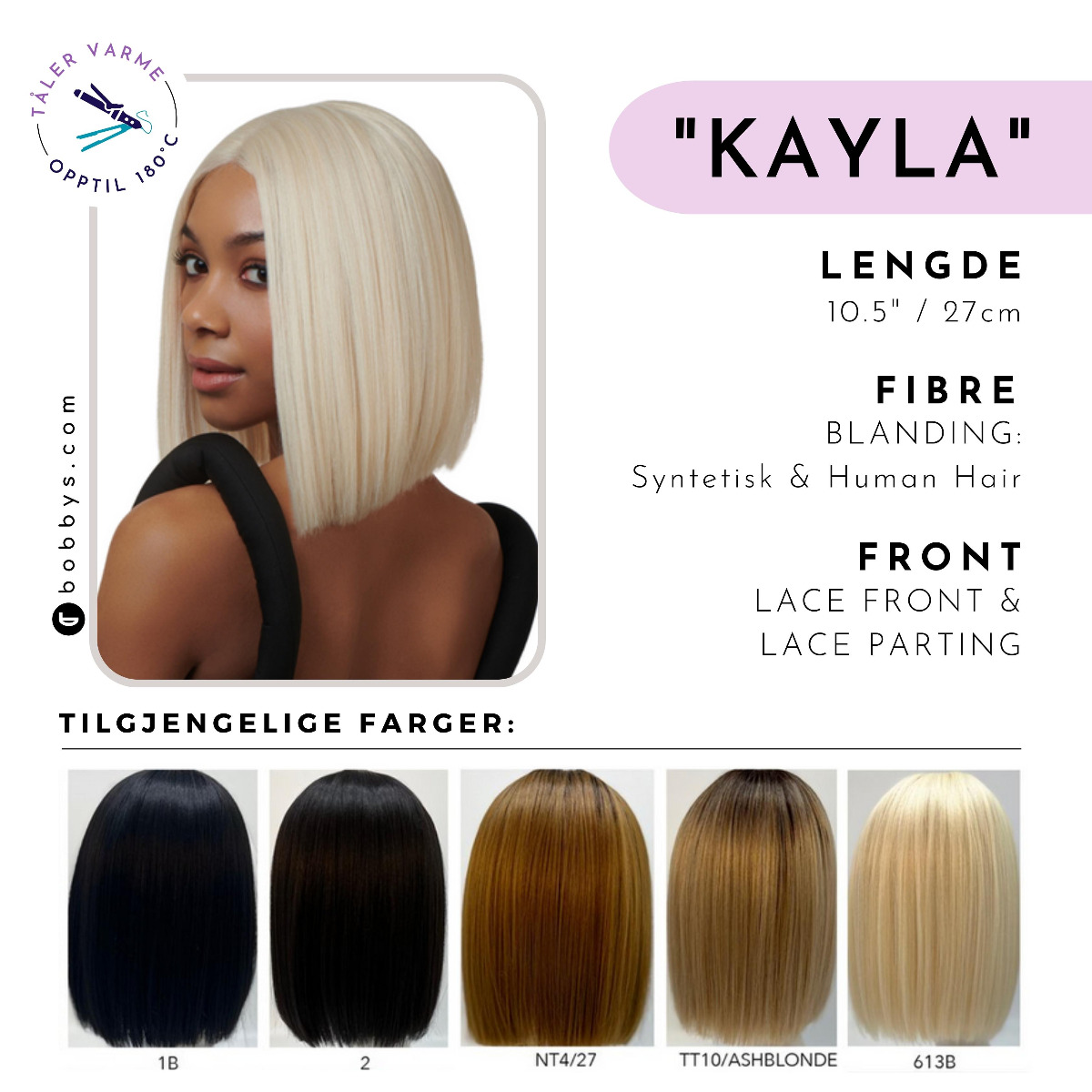 Kayla SP Lace Parting Wig Mix Hair-40073