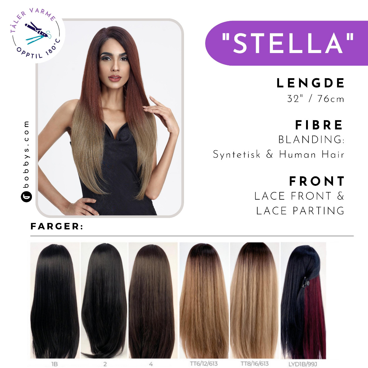 Stella SP Lace Parting Wig Mix Hair-40127