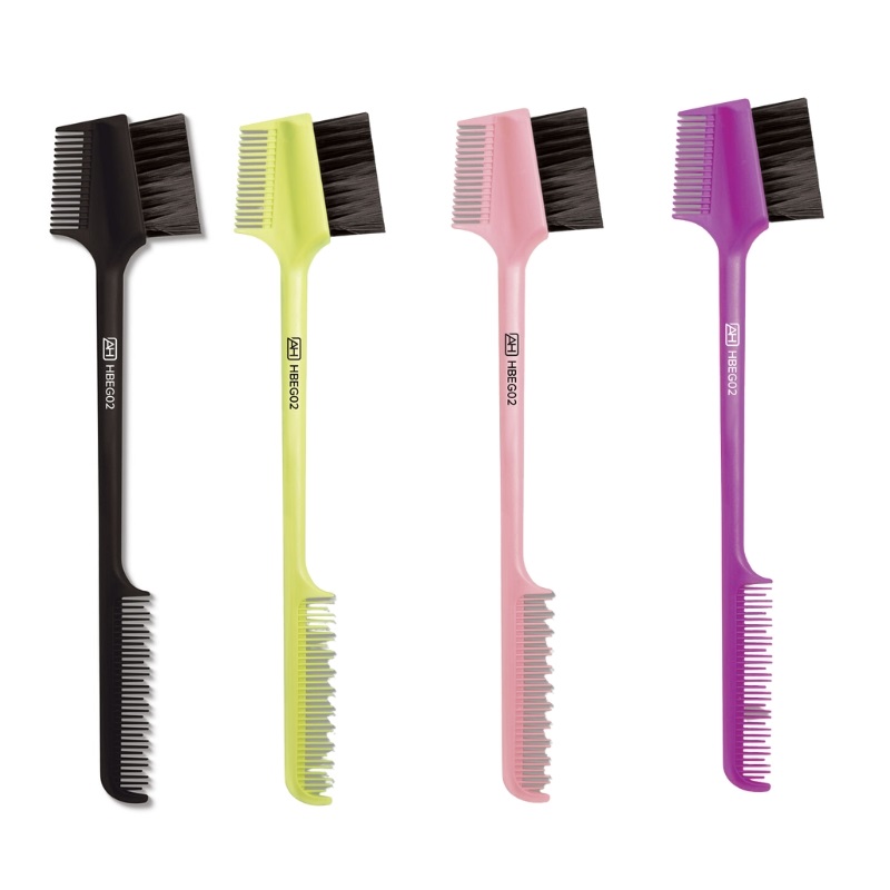 3 in 1 Edge Brush w/ Comb Tail-0